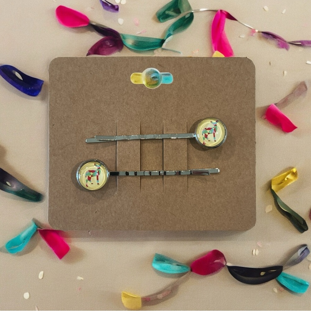 NEW Piñata Design Bobby-pin Set